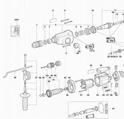 Metabo 600692 UHE 22 Multi spare parts