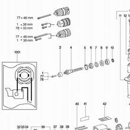 Metabo 600703 B E 700/2 S R+L spare parts