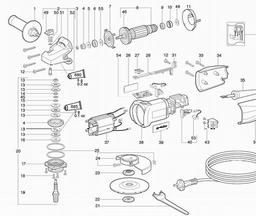 Metabo 600711 W 7-100 spare parts