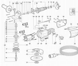 Metabo 600733 W 7-115 Quick AC/DC spare parts