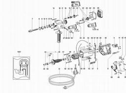 Metabo 600804 B 800/2 S spare parts