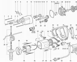 Metabo 600806 BDE 1100 spare parts