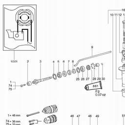 Metabo 600809 SB E 801 CONTACT spare parts