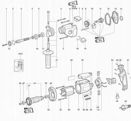 Metabo 600830 BE 710 spare parts