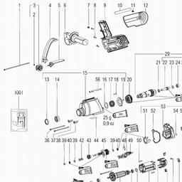 Metabo 600911 P 7911 spare parts
