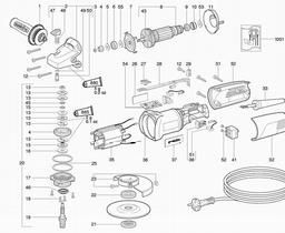 Metabo 600950 W 9-125 Quick spare parts