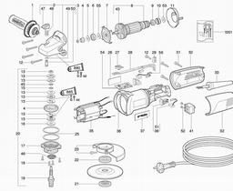 Metabo 600950 W 9-125 Quick spare parts