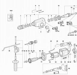 Metabo 600361 UHE 28 Multi spare parts