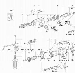 Metabo 600361 UHE 28 Multi spare parts