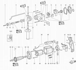 Metabo 601008 SBE 1010 Plus spare parts