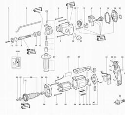 Metabo 601008 SBE 1010 Plus spare parts