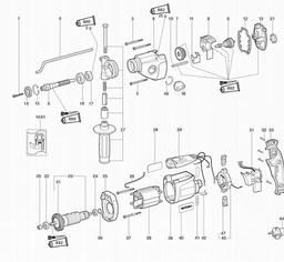 Metabo 601014 SBE 1010 Diagnostic spare parts