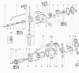 Metabo 601014 SBE 1010 Diagnostic spare parts