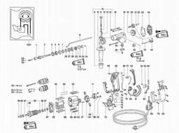 Metabo 601015 Sb E 1015/2 S- R+L Signal Plus spare parts