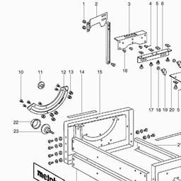 Metabo 601018 TBA 1018 W spare parts