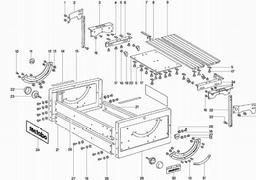 Metabo 601018 TBA 1018 W spare parts