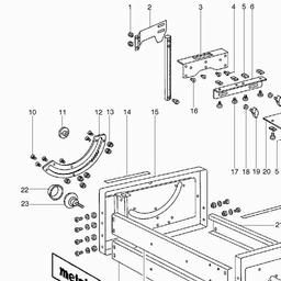 Metabo 601019 TBA 1018 D spare parts