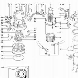 Metabo 601025 ASB 1025 spare parts