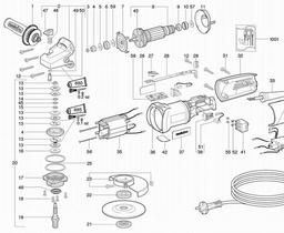 Metabo 601026 W 10-125 Quick spare parts