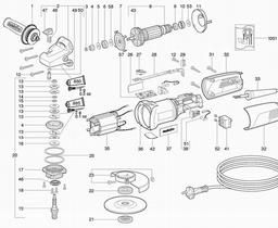Metabo 601051 W 10-150 Quick spare parts