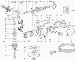 Metabo 601051 W 10-150 Quick spare parts