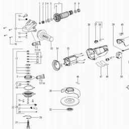 Metabo 601101 WA 11-125 Quick spare parts