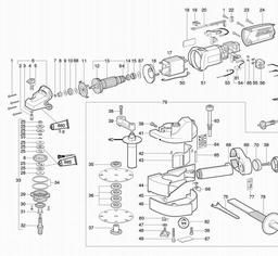 Metabo 601119 MFE 30 spare parts