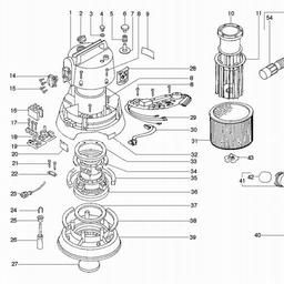 Metabo 601150 SHO 1150 spare parts
