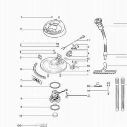 Metabo 601201 ASA 1201 spare parts