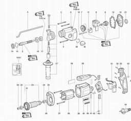 Metabo 601208 SBE 1010 spare parts