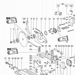 Metabo 601266 KS 1266 S spare parts