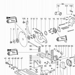 Metabo 601266 KS 1266 S spare parts