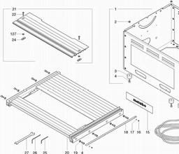 Metabo 601267 TK 1066 spare parts