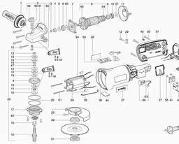 Metabo 601427 WEP 14-125 Quick spare parts