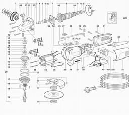 Metabo 600286 WE 14-150 Plus spare parts