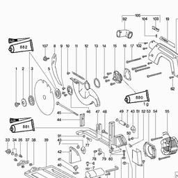 Metabo 601468 KS 1468 S spare parts