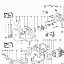 Metabo 601468 KS 1468 S spare parts