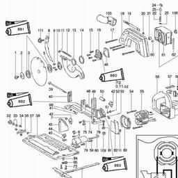 Metabo 601677 KS E 1678 S spare parts