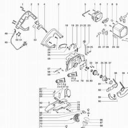 Metabo 601885 KS 85 spare parts