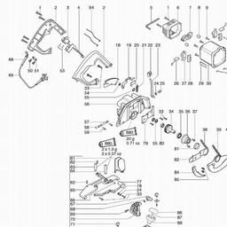Metabo 601885 KS 85 spare parts