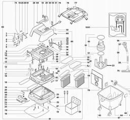 Metabo 602022 ASR 2025 spare parts
