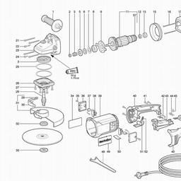 Metabo 602030 W 2030 spare parts