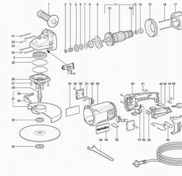 Metabo 602031 W 2031 X spare parts