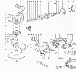 Metabo 602031 W 2031 X spare parts