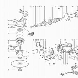 Metabo 602032 W 2032 X QUICK spare parts