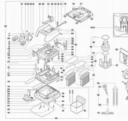 Metabo 602033 ASR 2050 spare parts