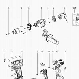 Metabo 602141 SB 18 LT spare parts