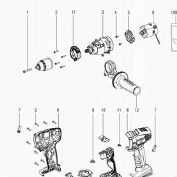 Metabo 602142 SB 18 LT Impuls spare parts