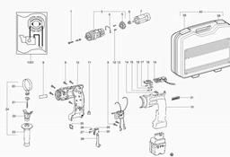 Metabo 602219 BE AT 112/2 R+L IMP. spare parts