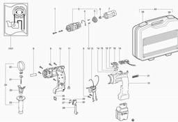 Metabo 602219 BE AT 112/2 R+L IMP. spare parts
